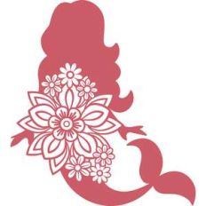 floral mermaid