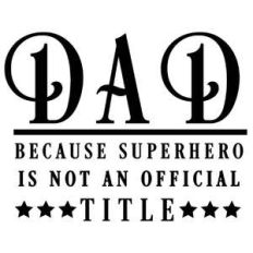 dad superhero not official title