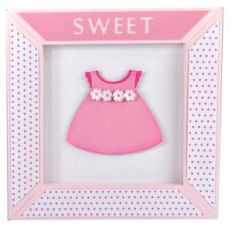 sweet little girl dress framed