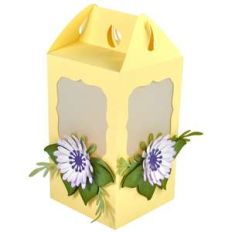 3d floral lantern