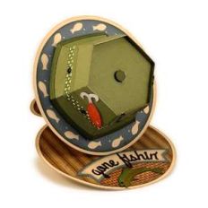 fishing hat 3d easel card