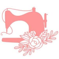floral sewing machine