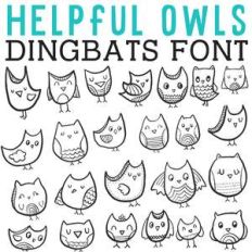 cg helpful owls dingbats