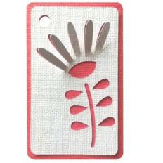 margarita daisy 3d gift tag