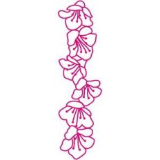 weigela flower repeating border