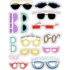 ml super glasses stickers