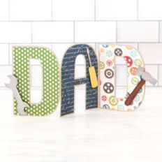 dad accordion fold card