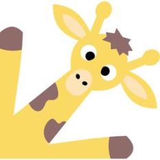 cute giraffe corner