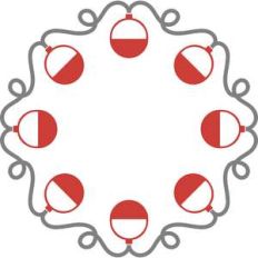 fishing buoy circle frame