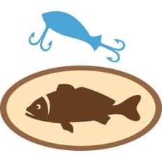 set fish and hook