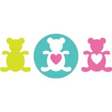 teddy bears and hearts