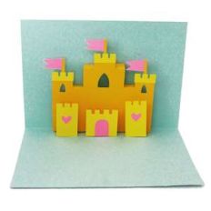 castle pop up card