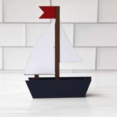 box card sailboat
