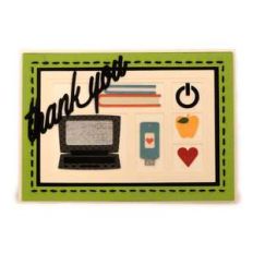 teacher laptop thanks shadowbox card