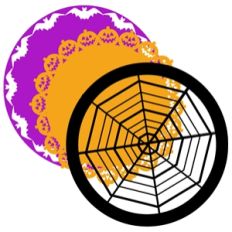 halloween doilies