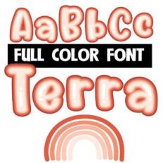 terra color font
