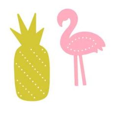 tropical lacing card set