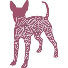 rat terrier dog mandala