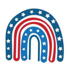 patriotic rainbow