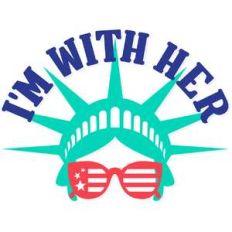 i'm with her lady liberty