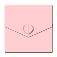 no glue heart flap square envelope