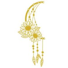 sunflower moon dreamcatcher