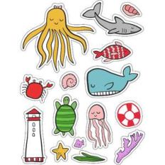 ml underwater cool stickers