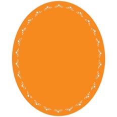 12 inch oval doily background