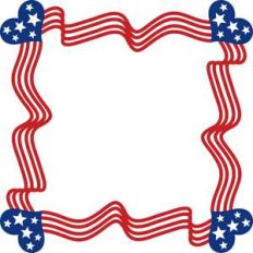 independence day square flag