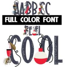 reel cool color font