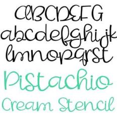 pn pistachio cream stencil