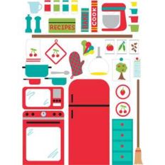 dollhouse stickers kitchen