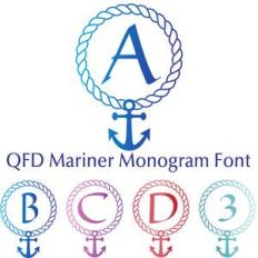 qfd mariner monogram font
