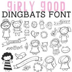 cg girly good dingbats