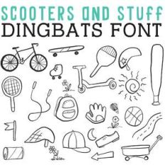 cg scooters and stuff dingbats