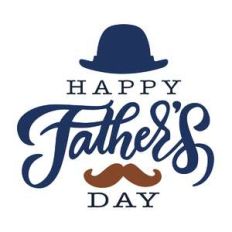 happy father's day mustache and hat