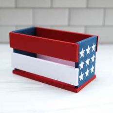 wooden crate patriotic