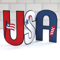 usa accordion fold card