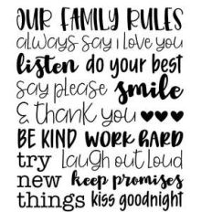 our family rules