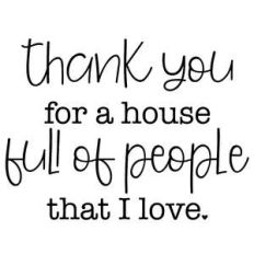 house full of people love