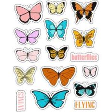 ml gorgeous butterfly stickers