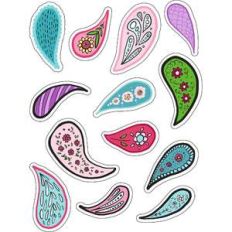 ml paisleys stickers