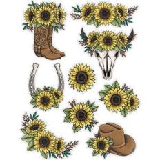 sunflower sticker sheet