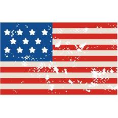 distressed american flag