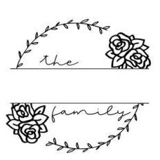 family name circle sign