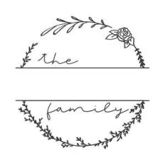 family name circle sign