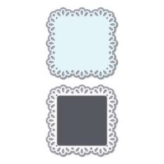 decorative edge square background