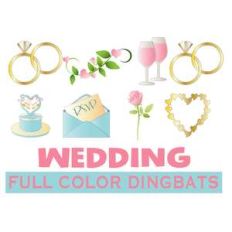 SI COL WEDDING wedding dingbats font