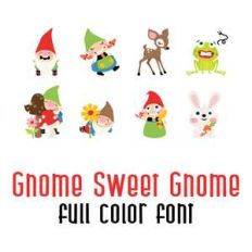 gnome sweet gnome full color font