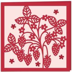 strawberry greetings card